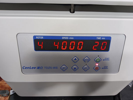 Harga yang bagus TDZ5-WS Benchtop Horizontal Centrifuge Swing Out Rotor 5000rpm 4*250ml Dengan Ember on line