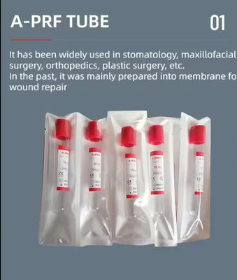 Harga yang bagus 10ml 13ml tabung sentrifugal PRF Rekomendasi suhu penyimpanan 4-25C tabung plastik untuk laboratorium medis on line