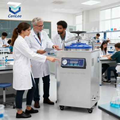Harga yang bagus Automatic Door Sealing Horizontal Steam Sterilizer, Efficient on line