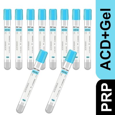 Harga yang bagus Tabung PRP 10ml untuk Sistem PRP, Tabung Kaca ACD dan Gel, Kotak Berisi 10 Buah yang Dibungkus Satu Per Satu on line