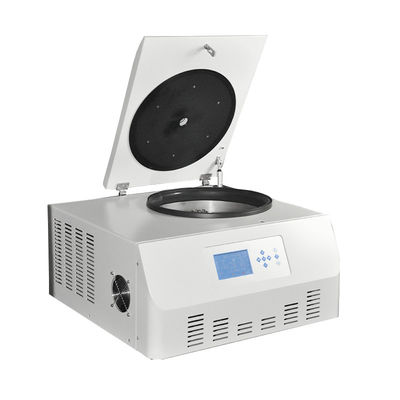 Harga yang bagus Microprocessor Tabletop Refrigerated Centrifuge, SS304 360mm Chamber Fixed Rotor Centrifuge on line
