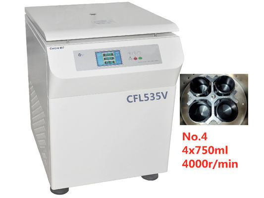 Harga yang bagus Panel LCD Lebar 550mm Centrifuge Kinerja Tinggi 25 Program Swing Out Rotor on line