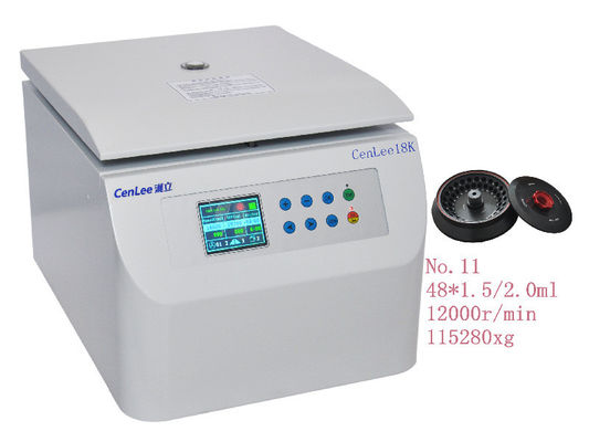 Harga yang bagus 400ml Memory Fixed Angle Rotor Centrifuge Benchtop Quick Spin Frequency Converter on line