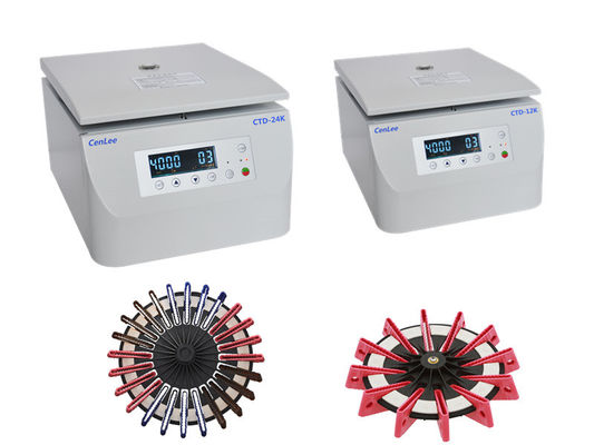 Harga yang bagus CTD-24K Meja Putar Kecepatan Rendah Gel Card Centrifuge Motor DC Brushed motor 24 Kartu Centrifuge Kartu Darah untuk Lab dan Rumah Sakit on line