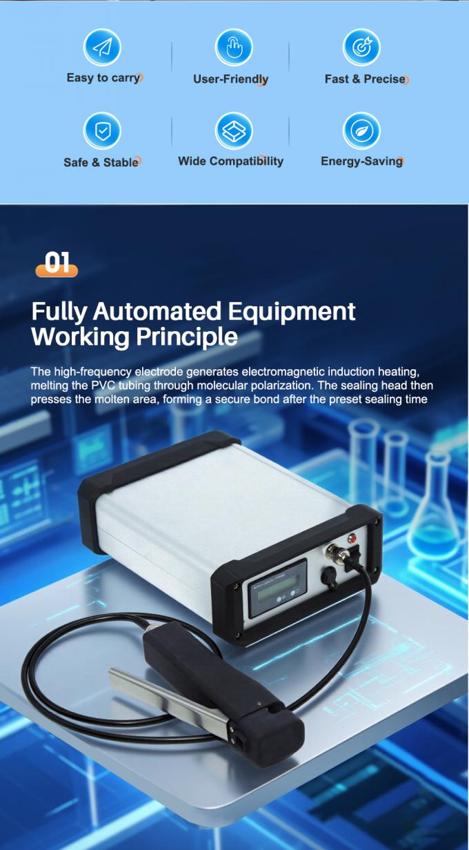 Cenlee PVC Blood Bag Tube Sealer Untuk Rumah Sakit, Mesin Tube Sealer Untuk Bank Darah 1