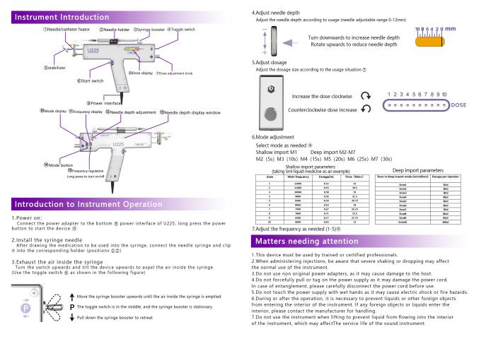 Mesin Injeksi Mesoterapi Harga Pabrik Mesogun Mesin Injeksi Tanpa Jarum Mesoterapi Tanpa Jarum untuk Kulit Wajah Rambut 6