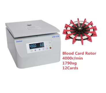 Harga yang bagus Mode RCF/PRM DC Brushless Motor Drive Kartu Darah Sentrifugal Medis Sampel Plasma Darah Centrifuge on line