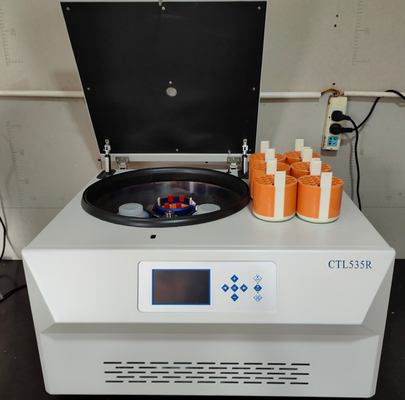 Harga yang bagus Mesin Centrifuge Medis Berkapasitas Besar untuk Darah / Plasma / Serum on line