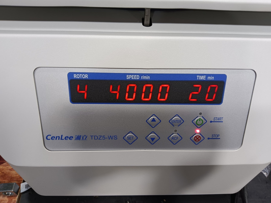 TDZ5-WS Benchtop Horizontal Centrifuge Swing Out Rotor 5000rpm 4*250ml Dengan Ember