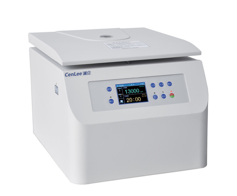 Kapasitas maksimum 600ml Kecepatan Tinggi Desktop Klinis Centrifuge untuk Laboratorium Medis CenLee20k 20500rpm Serologi Centrifuge