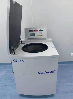 GL21M 21000rpm Ultra High Speed Floor Standing Refrigerated Centrifuge Dengan 10/10 Accel/Decel Rate
