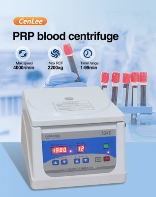 TD4D Ukuran Kecil 5ml 10ml 15ml 20ml Low Speed Centrifuge Bench Top untuk Penelitian Biologi