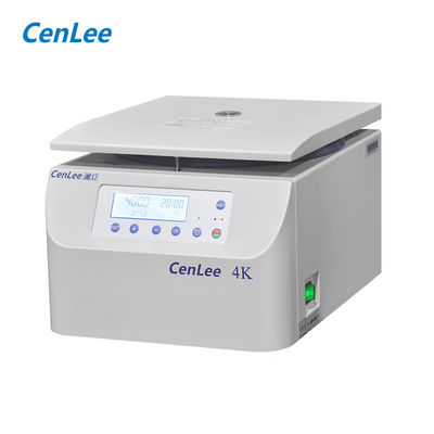 Plasma Centrifuge prp centrifuge benchtop Kecepatan Rendah dalam 4000rpm dengan mesin centrigue darah / plasma / serum 300ml