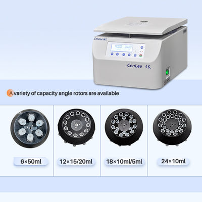 Cenlee 4K Brushless Motor Benchtop Auto-Balancing Centrifuge Machine untuk pemisahan plasma darah