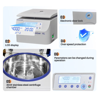 Cenlee 4K Benchtop Otomatis-Balancing pemisahan darah mesin sentrifuge dari Cina