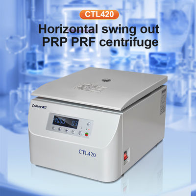 CTL420 Plasma Separation Laboratory Centrifuge PRP Otomatis Balance Centrifuge dengan DC Brushless Motor