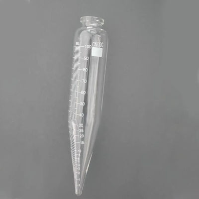 Harga yang bagus 100ml Oil Conical Cylindrical Graduated Centrifuge Tube Tekanan Sterilisasi dan Resistensi Kimia oleh Cenlee Lab Glass on line