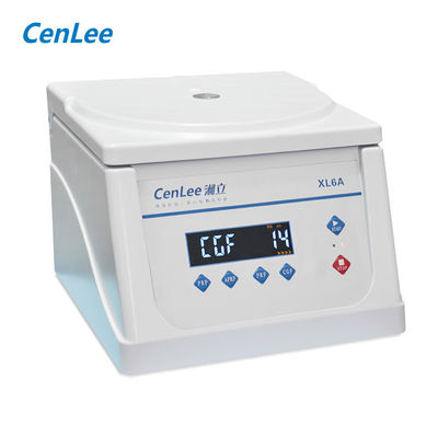 Harga yang bagus Sedikit Benchtop PRP Centrifuge dengan 4000rpm Max Speed 2200xg RCF dan 8x15ml Kapasitas untuk Pemisahan Plasma Darah on line