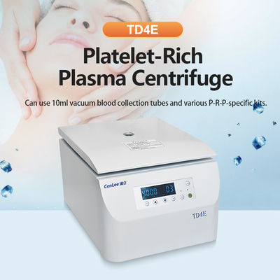 Harga yang bagus Max. RPM 4000 r/min Mesin sentrifugal PRP untuk tabung pengumpulan darah 10ml dalam perawatan PRP medis on line