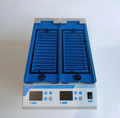 Harga yang bagus Dua Ruang Inkubasi Kerja Independen 37C Inkubator Kartu Gel Kartu Golongan Darah on line
