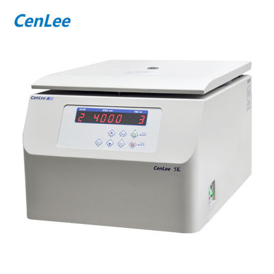 Cenlee5K Laboratory Centrifuge 2L 2000ml 4x500ml Mesin sentrifugal Volume Besar