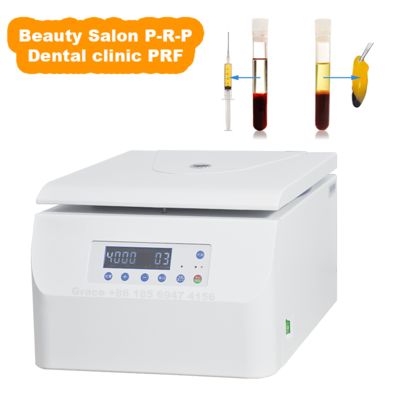 LCD PRF Centrifuge Lab Centrifuge Swing Rotor Adapter 4x50ml 4200rpm untuk Mesin Centrifuge Kecepatan Rendah