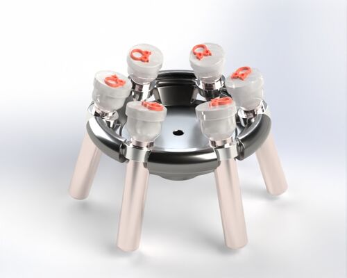 Harga yang bagus Sentrifus Rotor Horizontal Plasma Autologus Cenlee Baja Tahan Karat Kapasitas 240ml Kecepatan Maks 4200RPM Microneedling on line