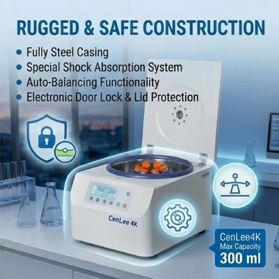 Harga yang bagus Pabrik 4000rpm Desktop Low Speed Centrifuge 12x15ml Angle Rotor Brushless Motor Auto-Balance Lab Centrifuge untuk penggunaan laboratorium on line