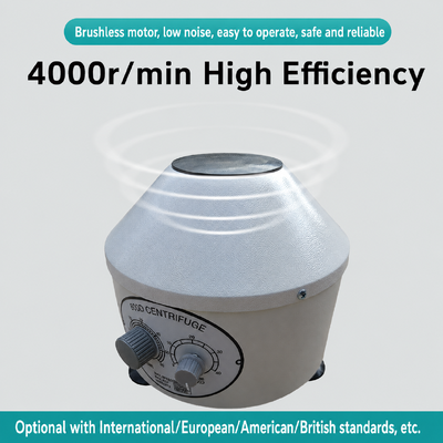 Cenlee 800D Benchtop Centrifuge dengan 4000rpm Kecepatan 1790xg Kekuatan dan 6x20ml Kapasitas untuk laboratorium Biomedis