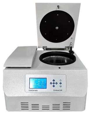 Harga yang bagus 600ml 99h59m59s Pendingin Benchtop Centrifuge Aluminium Fixed Angle Rotor on line