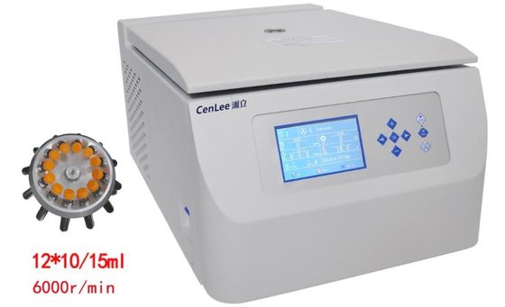Harga yang bagus CenLee6R 6000r/Min LCD Display Kecepatan rendah Benchtop Centrifuge Klinis Didinginkan on line