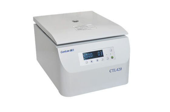 CTL420 4200rpm 5/15/20/50ml Benchtop Horizontal Swing out rotor Mesin sentrifugal PRP