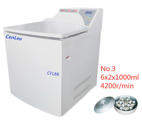 Harga yang bagus Precooling Floor Standing Refrigerated Centrifuge, Centrifuge Kantung Darah 2400ml 8000r / mnt on line