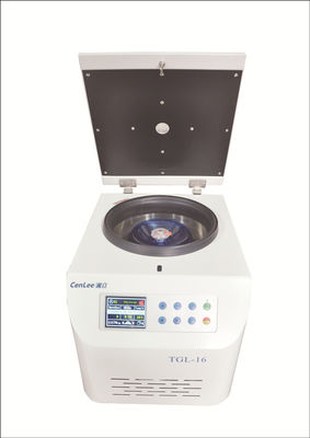 Harga yang bagus 40oC 16000rpm Pendingin Benchtop Centrifuge Microcentrifuge 295mm Lebar on line