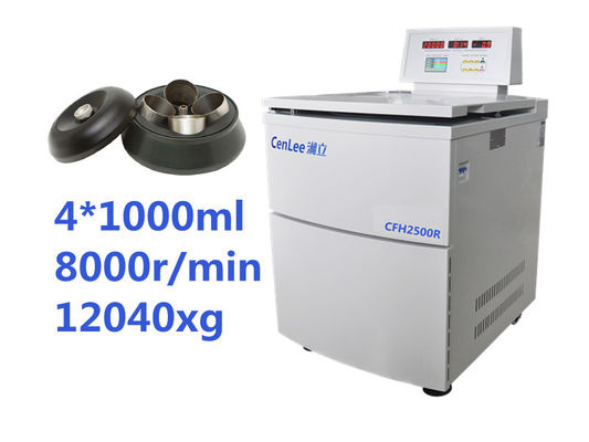 Harga yang bagus 64800xg 4L Floor Standing Centrifuge Superspeed 25000r / Min Perlindungan Ketidakseimbangan on line