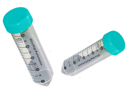 Harga yang bagus 50ml Polypropylene Conical Bottom Tube Chloroform Resistant Leakproof on line