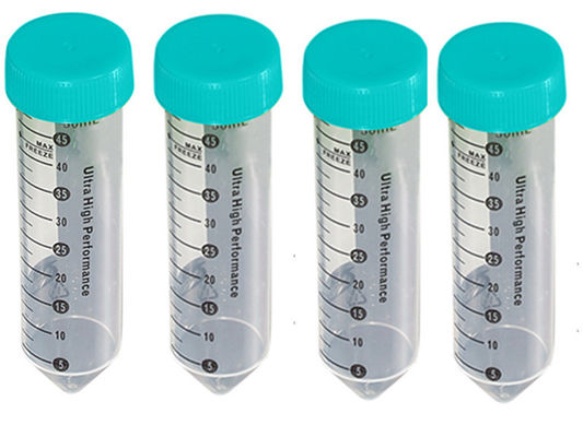 Harga yang bagus Max RCF 21000 xg Tabung Plastik Laboratorium Tabung Centrifuge 15ml 50ml Tabung Falcon Dengan Tutup Sekrup on line