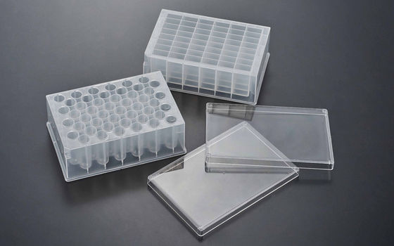 Harga yang bagus 3.5ml 48 Deep Well Plate, 4.6ml Robotic Sampler Siliconized Polypropylene Tube on line